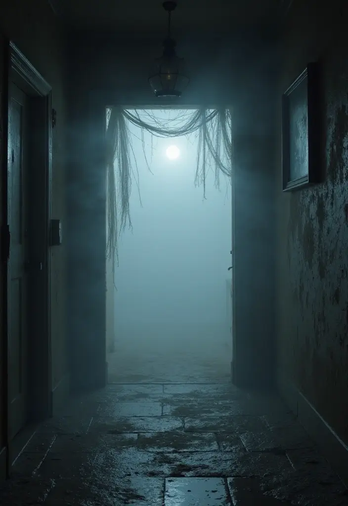 16 Creative Halloween Porch Ideas That Will Get You in the Spooky Spirit (Don’t Miss #5!) - 12. Chilling Entryway