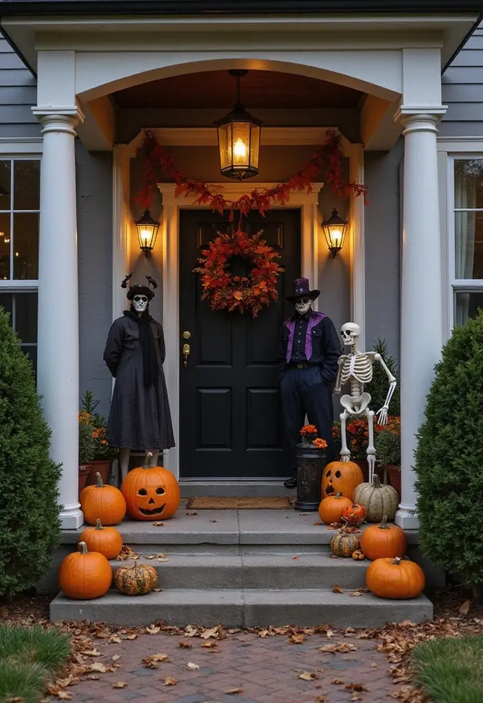 16 Creative Halloween Porch Ideas That Will Get You in the Spooky Spirit (Don’t Miss #5!) - 16. Halloween Photo Op