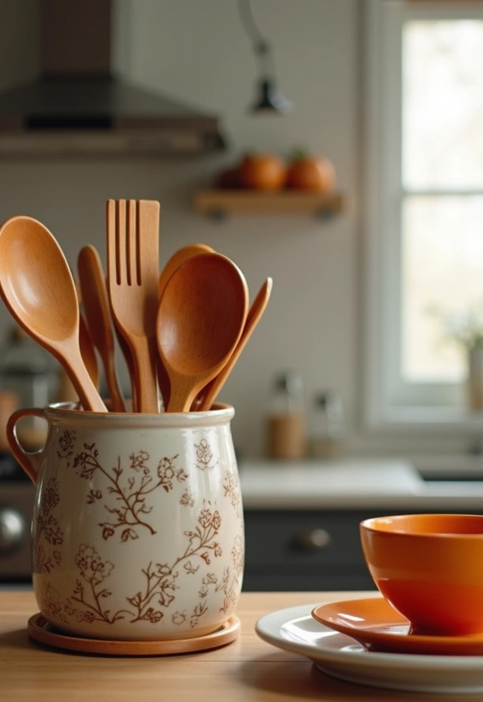 12 Festive Fall Kitchen Decor Hacks to Bring Autumn Cheer to Your Home! - 11. Seasonal Utensils