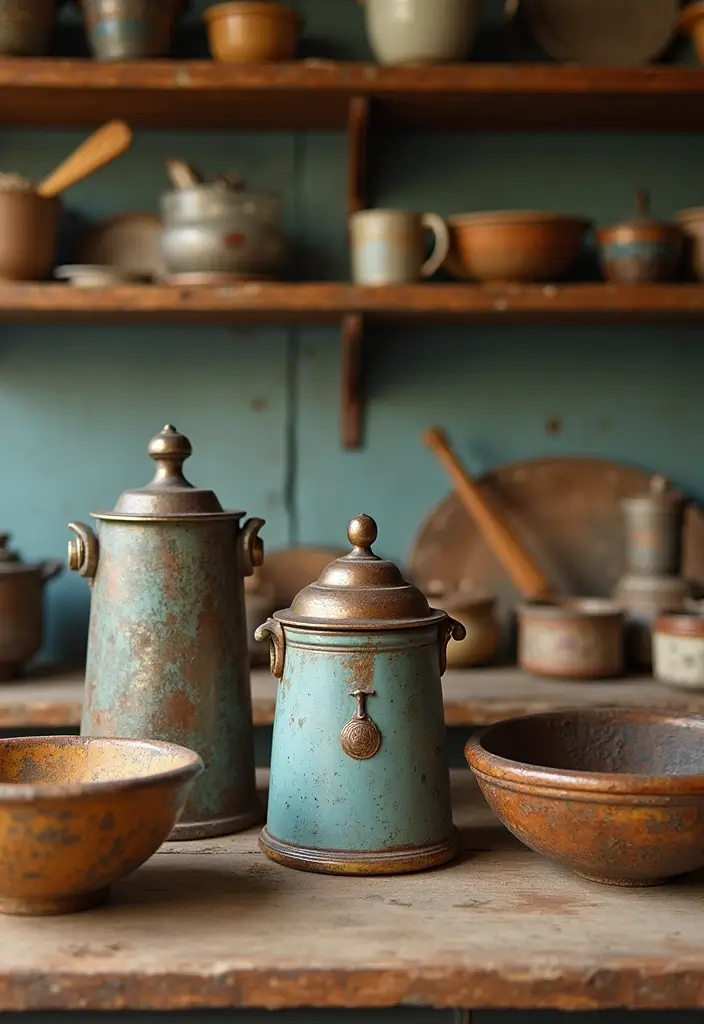 12 Festive Fall Kitchen Decor Hacks to Bring Autumn Cheer to Your Home! - 9. Vintage Finds