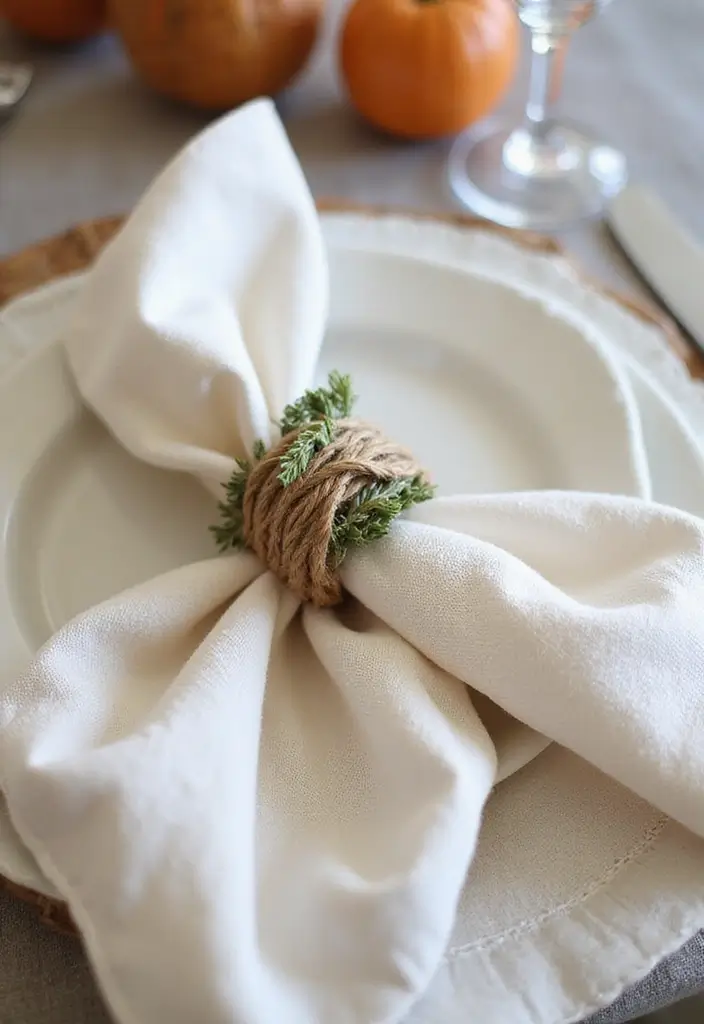 18 Elegant Fall Table Decor Ideas That Will WOW Your Dinner Guests! - 14. Autumn-Inspired Napkin Rings
