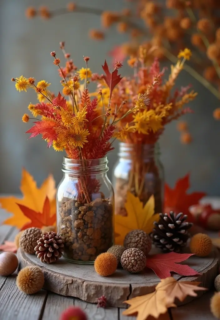 18 Elegant Fall Table Decor Ideas That Will WOW Your Dinner Guests! - 8. Natural Elements