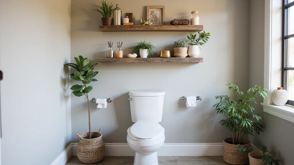 10 Stunning Bathroom Shelves Over Toilet