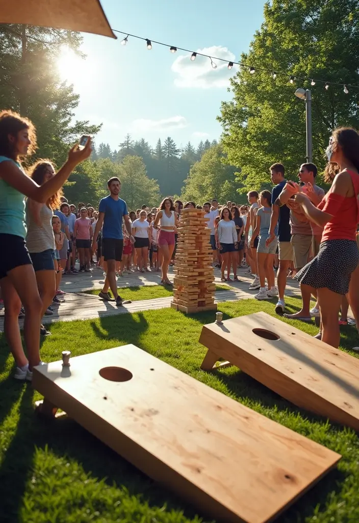 13 Cozy Deck Decor Ideas That Will Transform Your Outdoor Space into a Paradise! - 10. Outdoor Games for Fun Gatherings