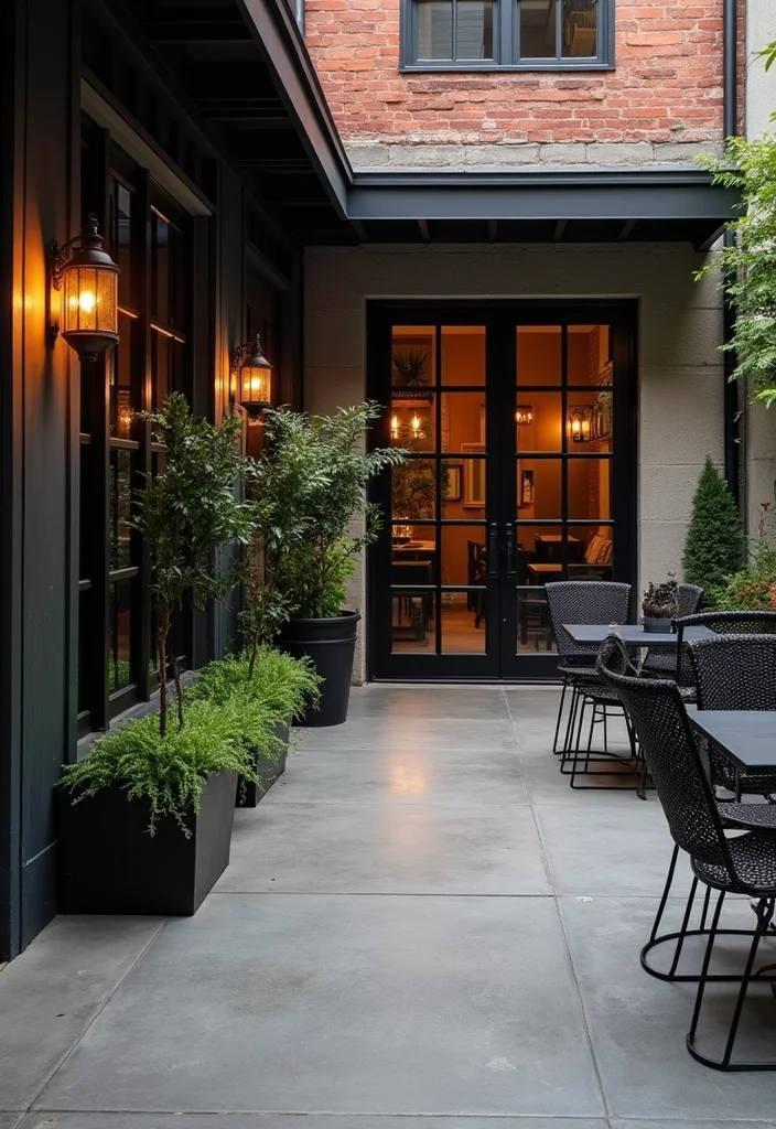 10 Breathtaking Patio Decorating Inspiration Designs That Will Inspire Your Next Project - 10. Industrial Chic