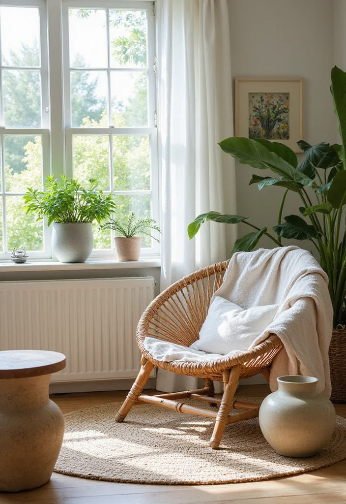 11 Vibrant Spring Decor Ideas to Bring the Outdoors In! - 10. Outdoor Accents for Indoor Spaces 1