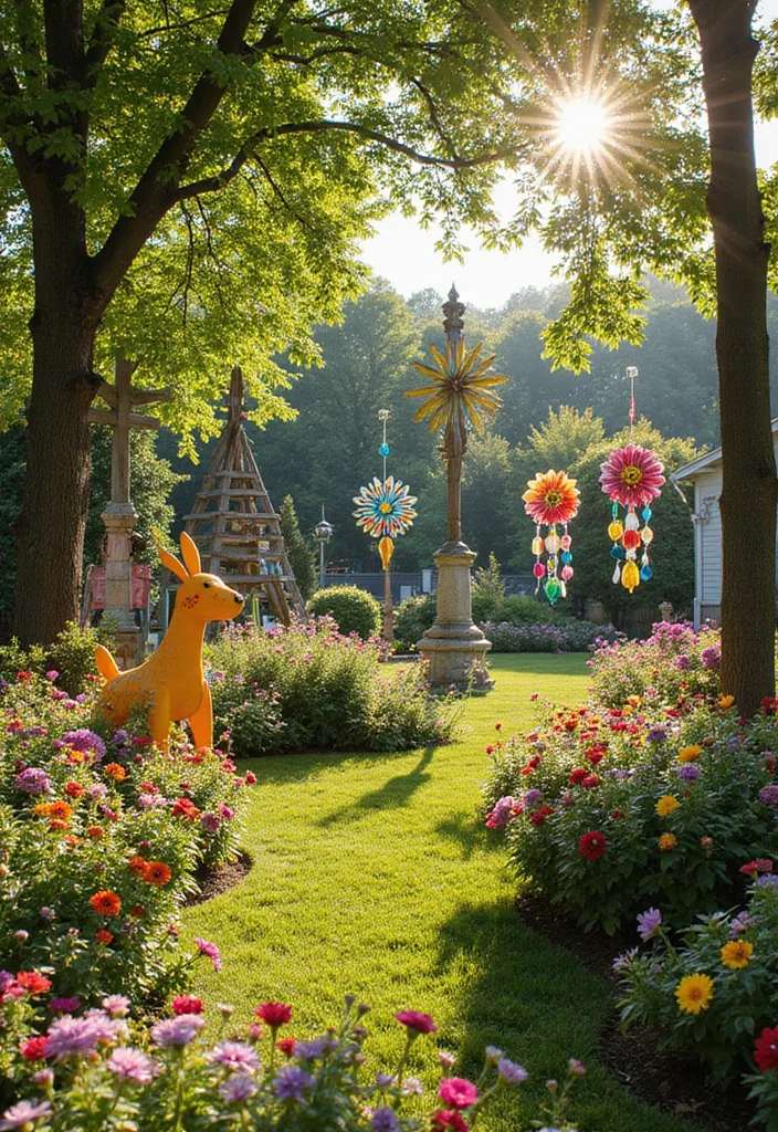 10 Whimsical Garden Ideas That Will Spark Your Imagination (You Won't Believe #10!) - 4. Playful Garden Art 1