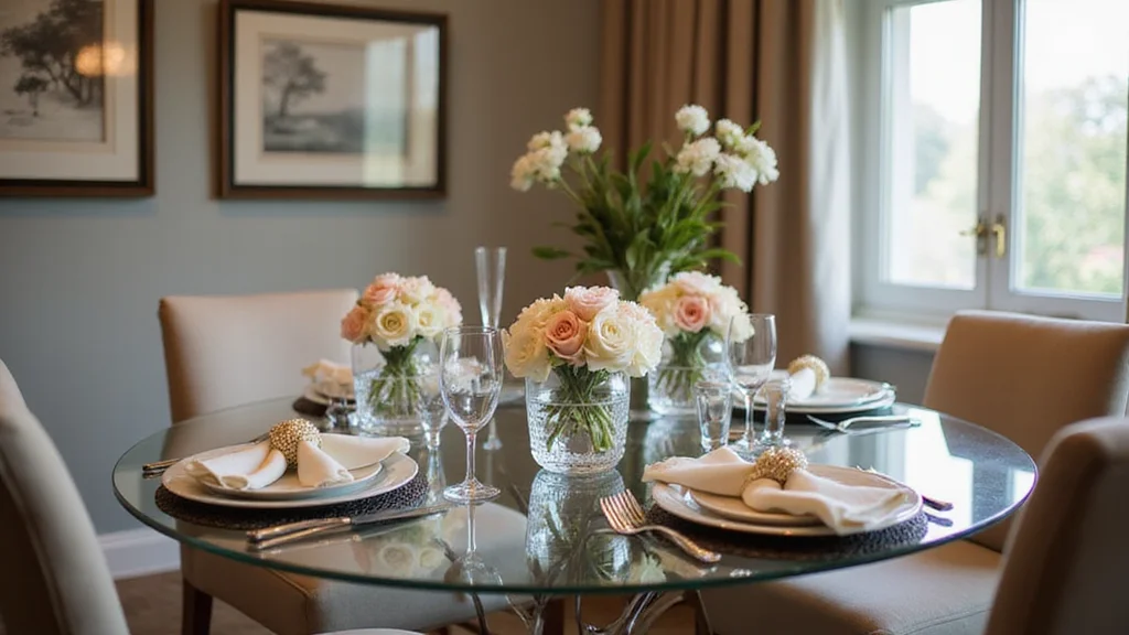 12 Elegant Glass Dining Table Decor Ideas That Exude Sophistication!