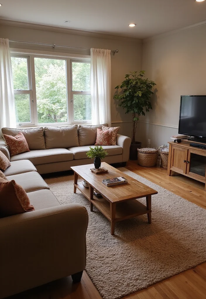 15 Cozy Living Room Ideas That'll Make You Want to Snuggle Up Right Now! - 13. Focus on Functional Layout 1