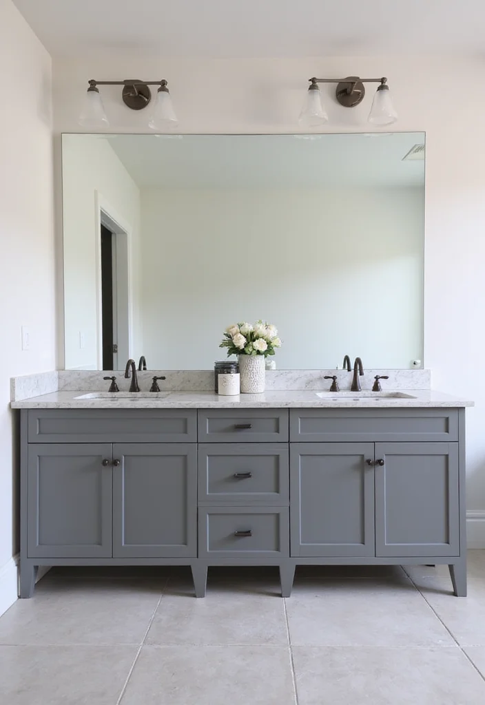 9 Modern Bathroom Vanity Ideas That Will Transform Your Space (You Won't Believe #12!) - 6. Two-Sink Configuration 1